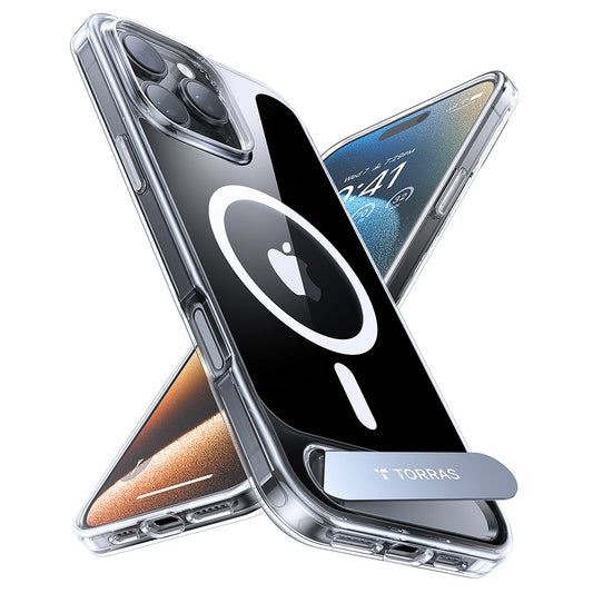 MagSafe deksel for Apple iPhone 16 Pro Max, Torras, Pstand, Gjennomsiktig