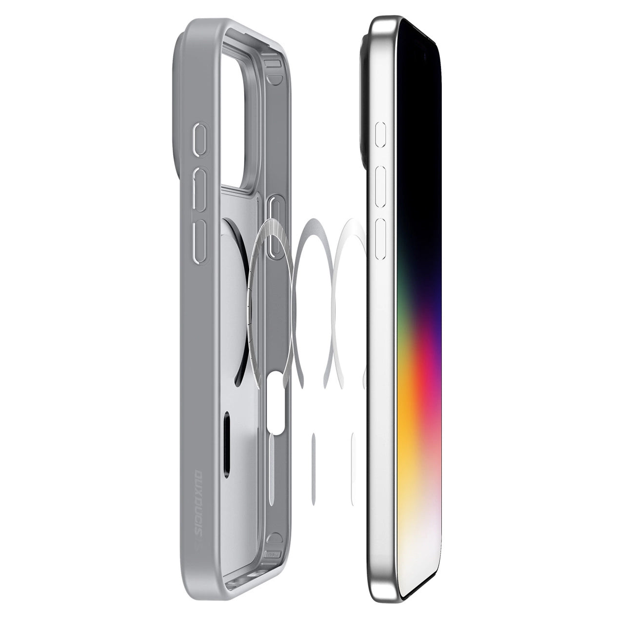 MagSafe-deksel for Apple iPhone 17 Pro, DUX DUCIS, Yind, Grå