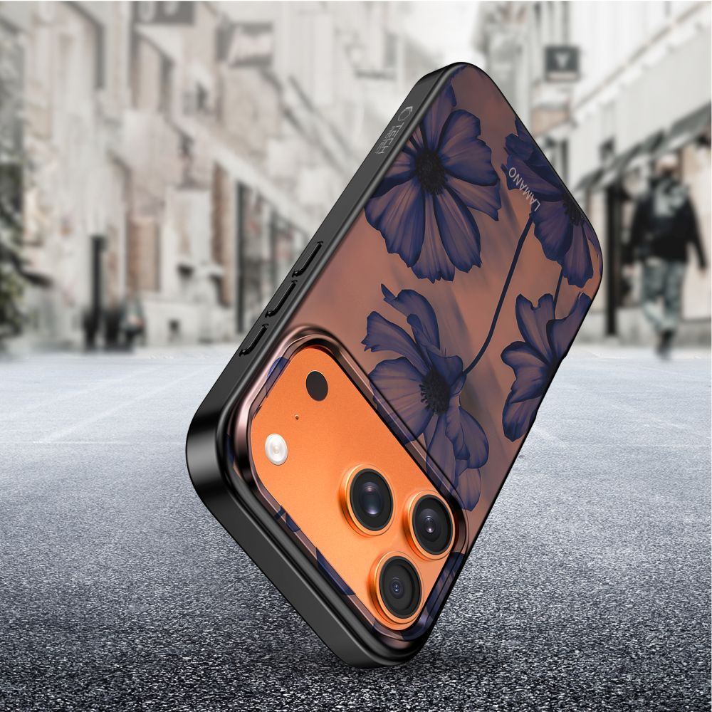 MagSafe-deksel for Apple iPhone 17 Pro Max, Tech-Protect, Lamano Velvet Night, Svart