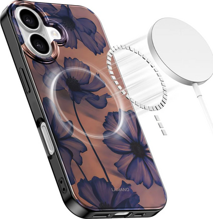 MagSafe-deksel for Apple iPhone 16, Tech-Protect, Lamano Velvet Night, Svart