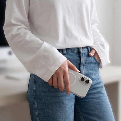 MagSafe-deksel for Apple iPhone 17, Tech-Protect, MagZero, Matt hvit