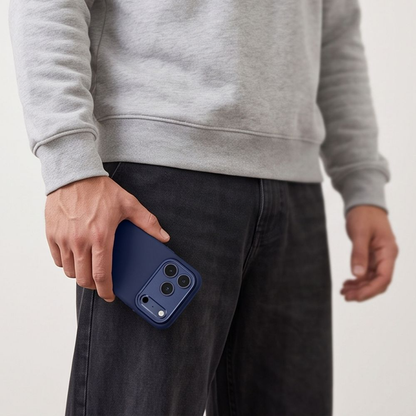 MagSafe-deksel for Apple iPhone 18 Pro / 17 Pro, Tech-Protect, Uniq CC, Marineblå