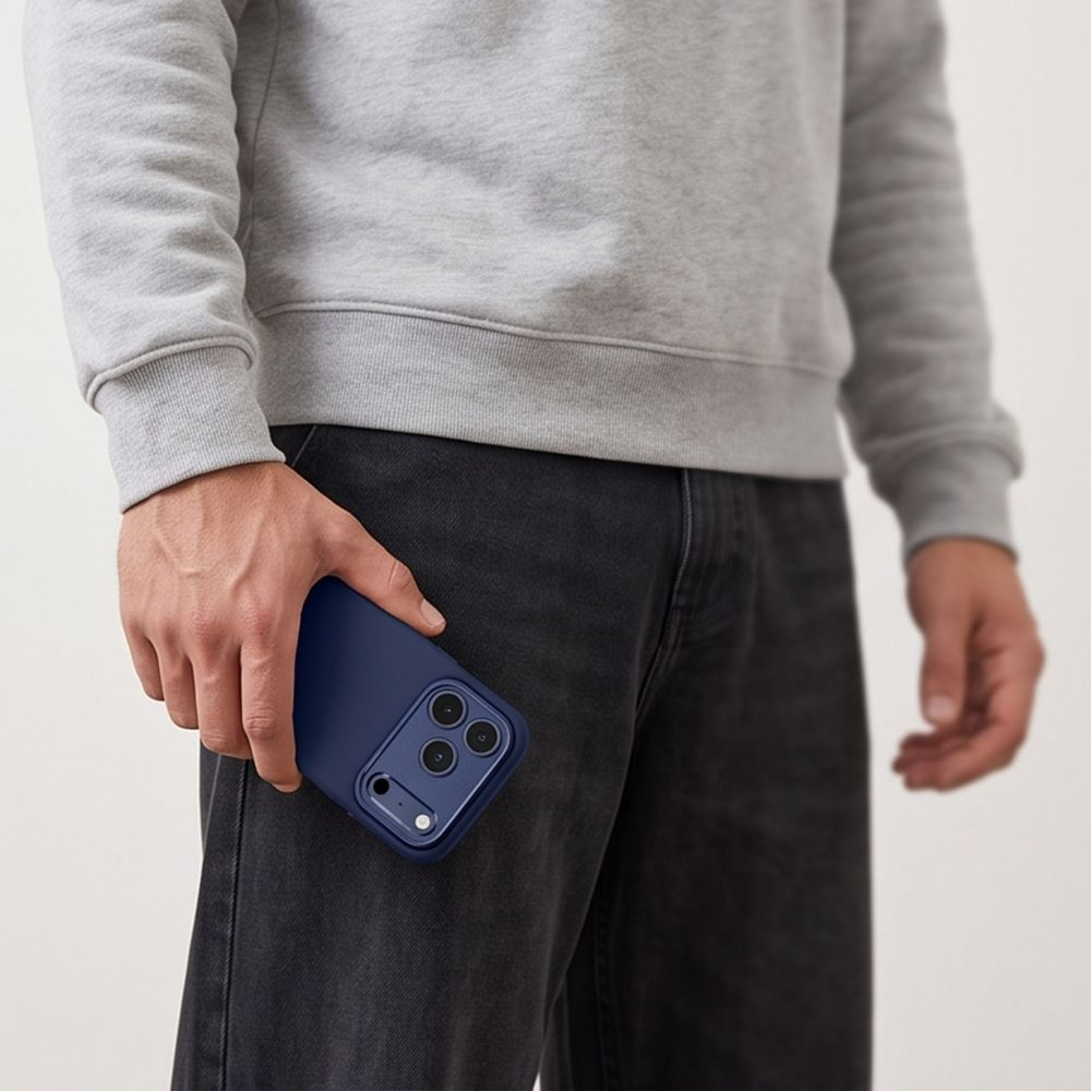 MagSafe-deksel for Apple iPhone 18 Pro Max / 17 Pro Max, Tech-Protect, Uniq CC, Marineblå