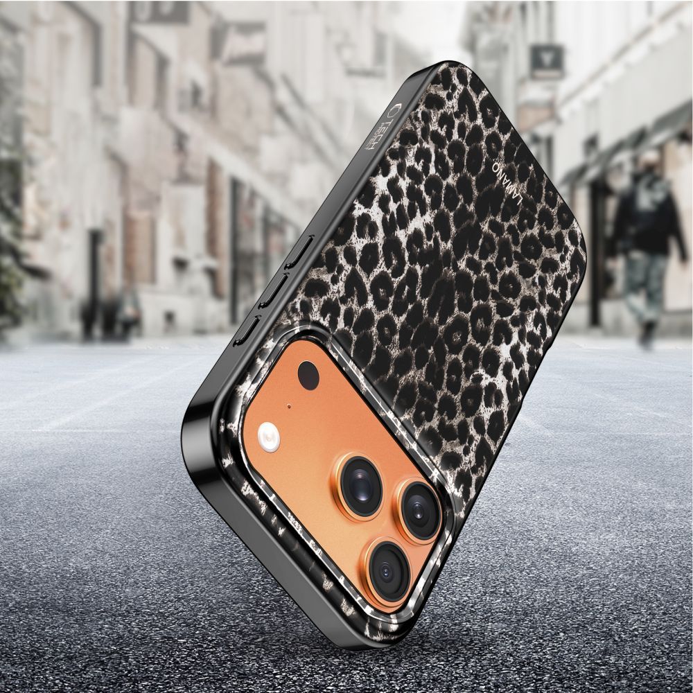 MagSafe-deksel for Apple iPhone 17 Pro Max, Tech-Protect, Lamano Leopard, Svart