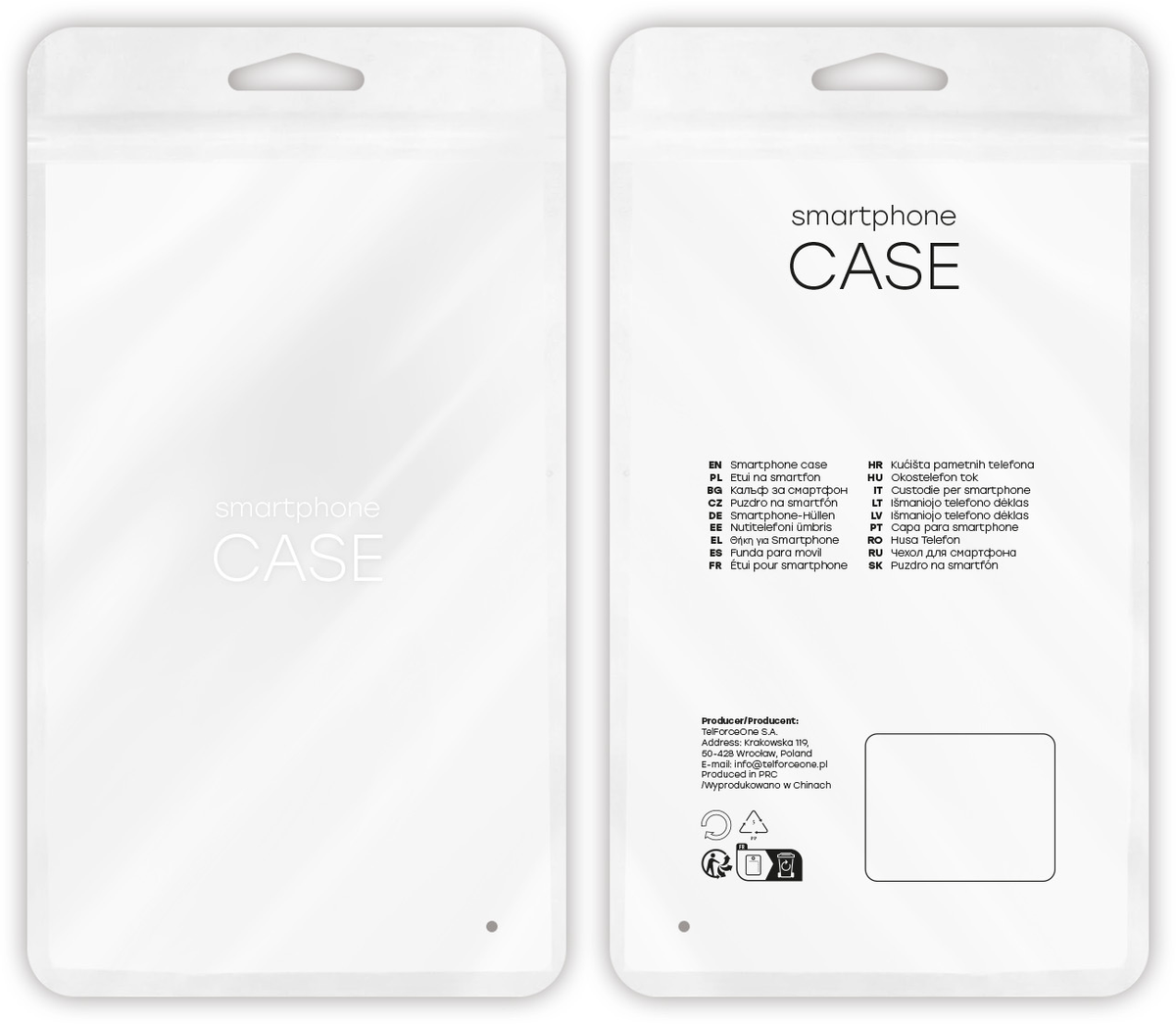 MagSafe-deksel for Apple iPhone 18 Pro Max / 17 Pro Max, OEM, Color Clear Mag, Blå