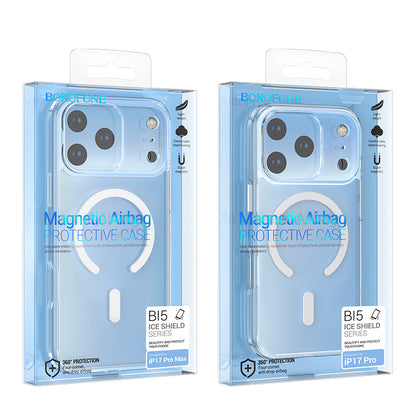 MagSafe-deksel for Apple iPhone 17 Pro, Borofone, BI5 Ice Shield, Transparent