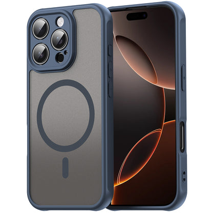 MagSafe-deksel for Apple iPhone 11 Pro Max, Techsuit, HaloFrost II, Marineblå