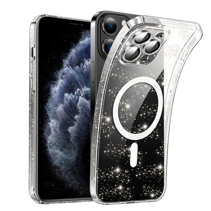 MagSafe-deksel for Apple iPhone 11 Pro, Techsuit, SparkleSkin, Transparent