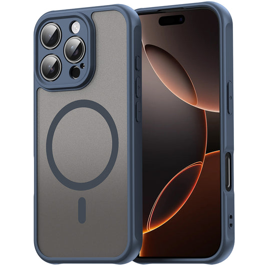 MagSafe-deksel for Apple iPhone 11, Techsuit, HaloFrost II, Marineblå