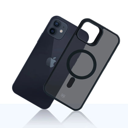 MagSafe-deksel for Apple iPhone 12 / 12 Pro, 3MK, Smoke MagCase, Svart