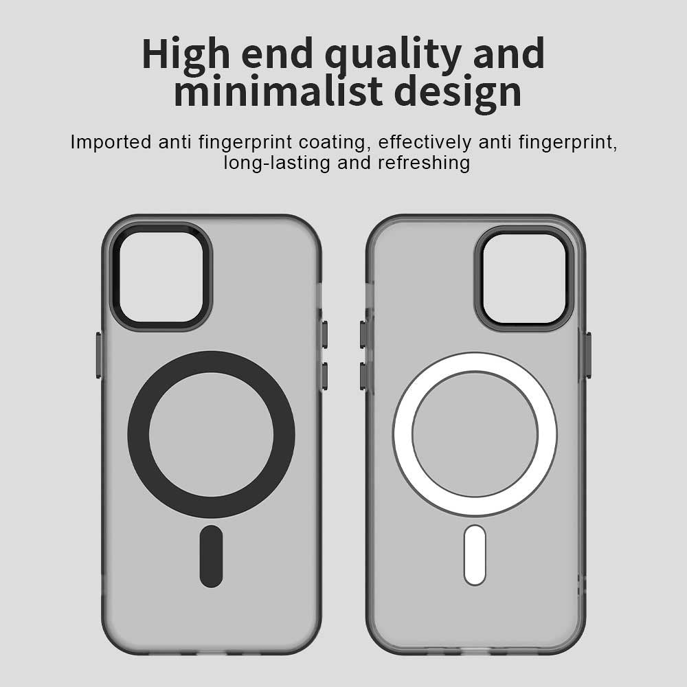 MagSafe-deksel for Apple iPhone 12 / 12 Pro, Techsuit, CandyCase, Svart