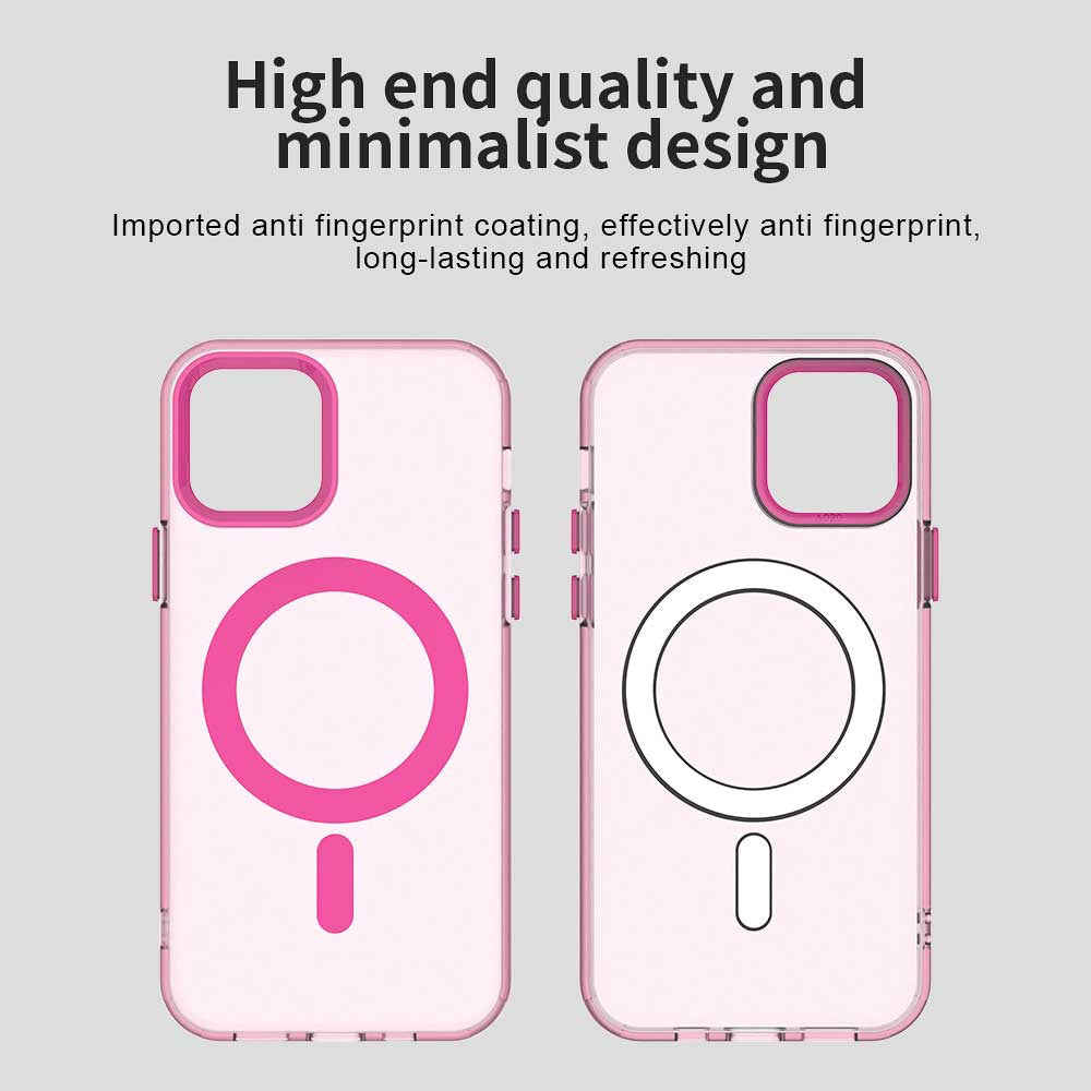 MagSafe-deksel for Apple iPhone 12 / 12 Pro, Techsuit, CandyCase, Rosa