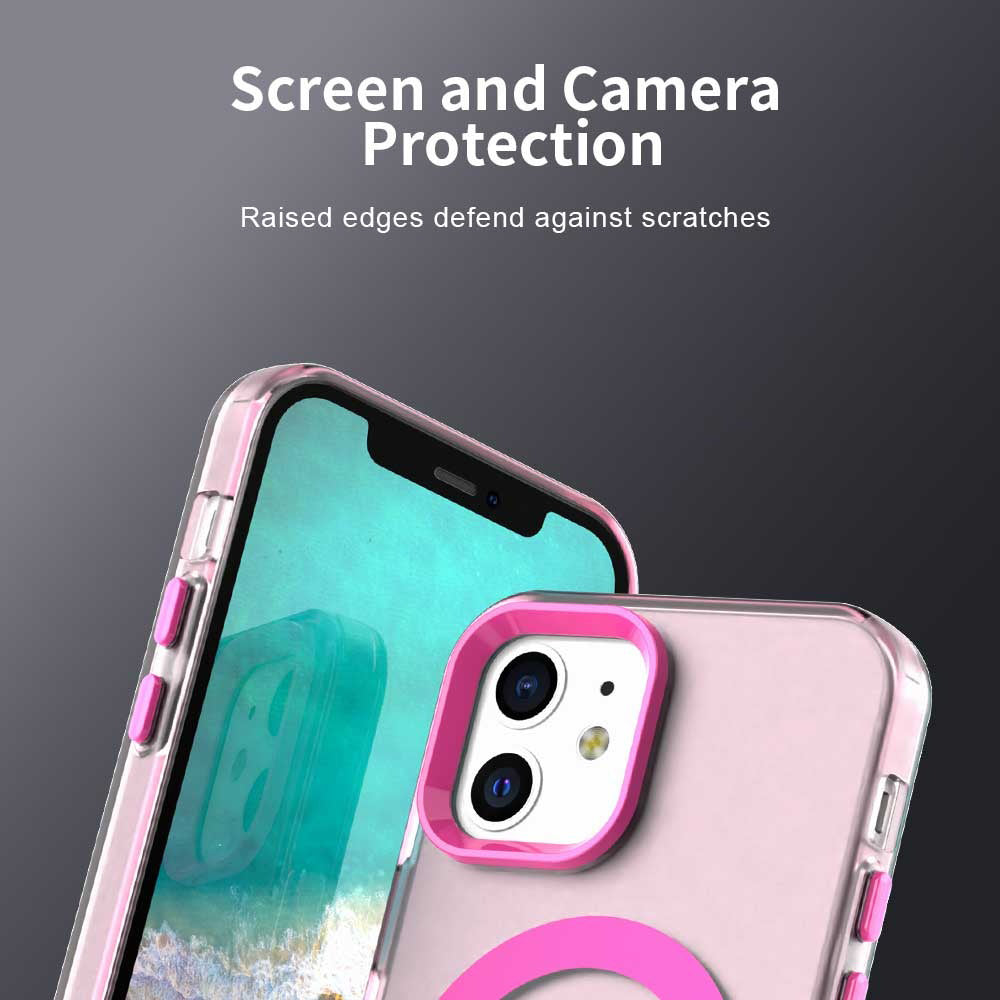 MagSafe-deksel for Apple iPhone 12 / 12 Pro, Techsuit, CandyCase, Rosa