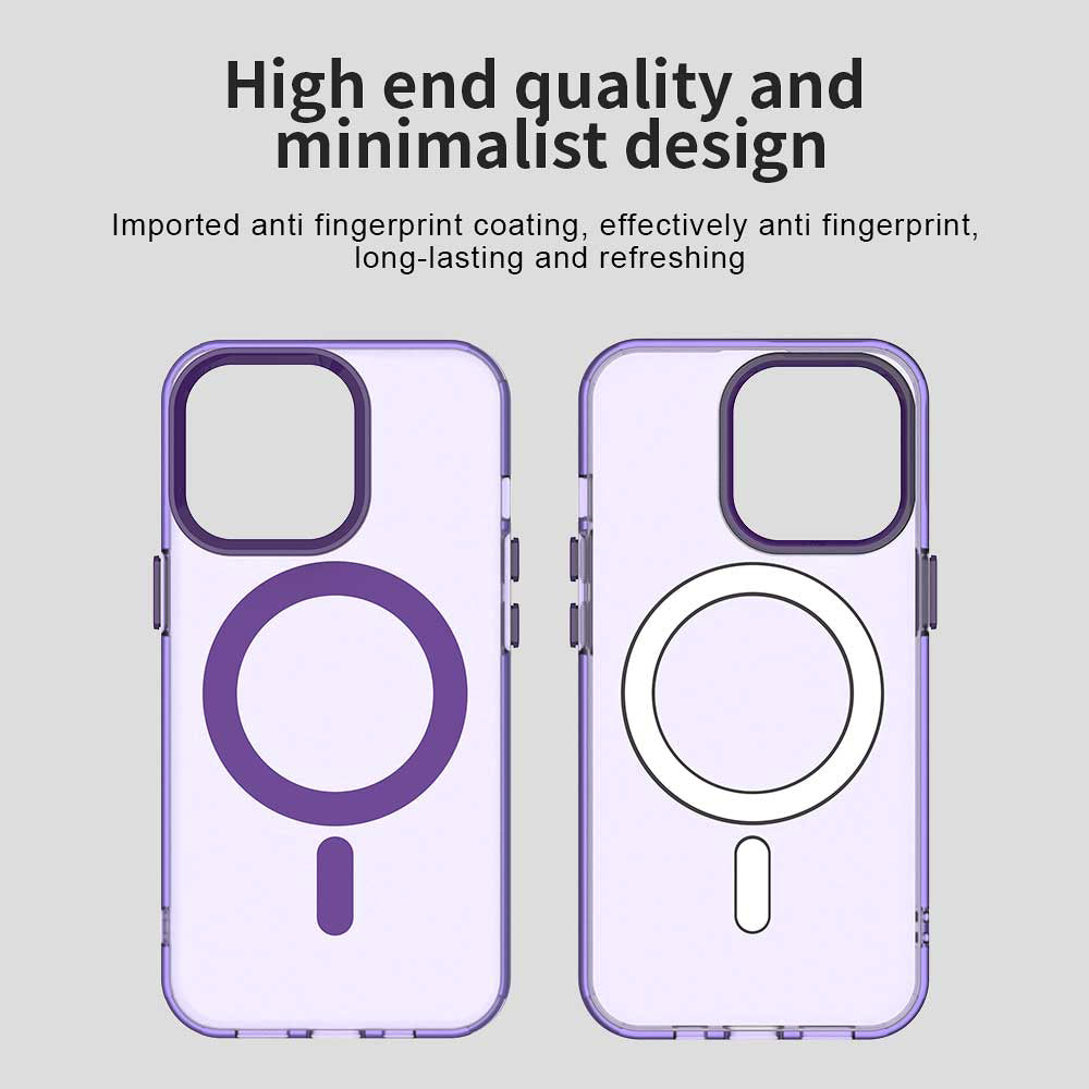 MagSafe-deksel for Apple iPhone 12 Pro Max, Techsuit, CandyCase, Lilla