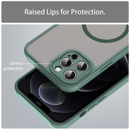 MagSafe-deksel for Apple iPhone 12 Pro Max, Techsuit, HaloFrost II, Grønn