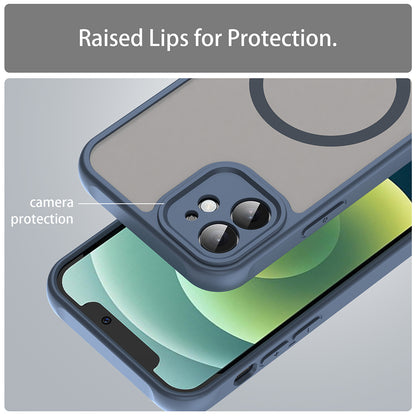 MagSafe-deksel for Apple iPhone 12, Techsuit, HaloFrost II, Marineblå
