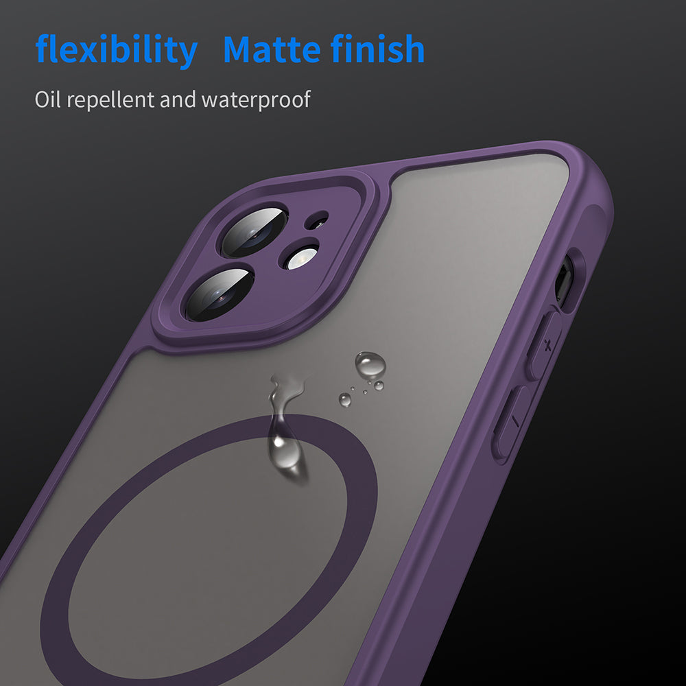 MagSafe-deksel for Apple iPhone 12, Techsuit, HaloFrost II, Lilla