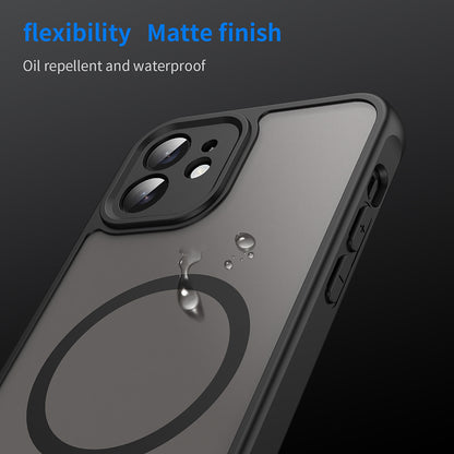 MagSafe-deksel for Apple iPhone 12, Techsuit, HaloFrost II, svart