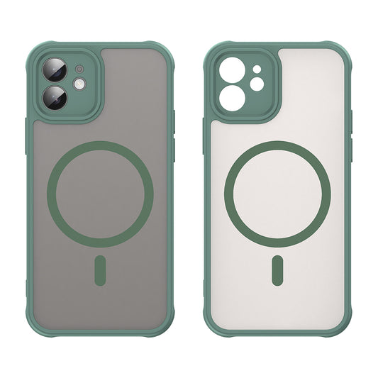 MagSafe-deksel for Apple iPhone 12, Techsuit, HaloFrost II, Grønn