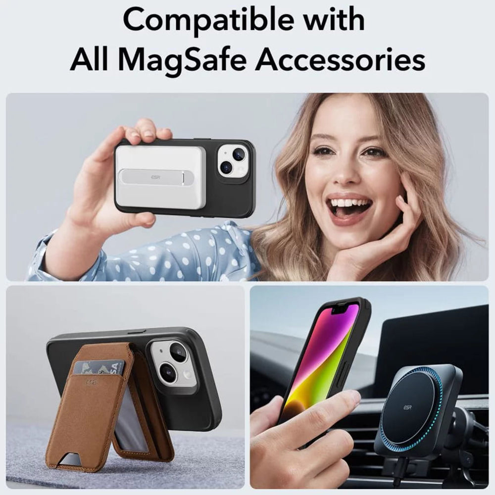 MagSafe-deksel for Apple iPhone 14 / 13, ESR, Classic Hybrid, Svart