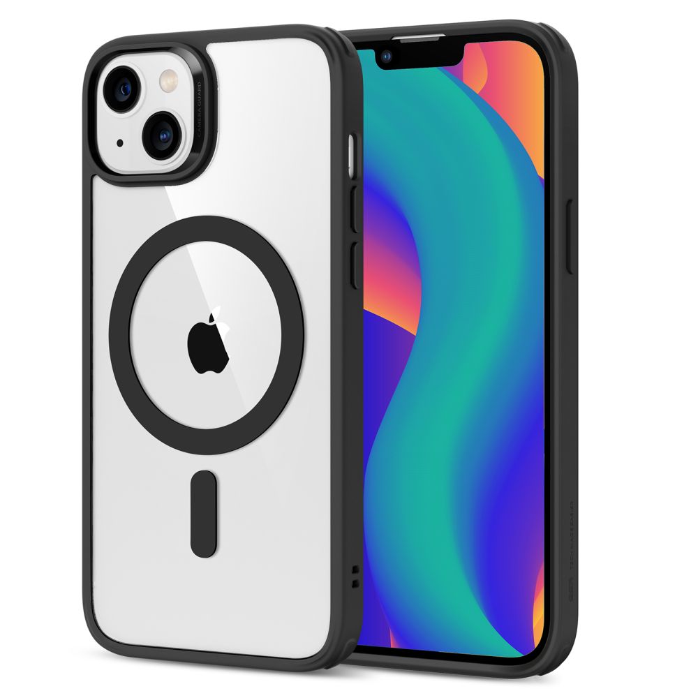 MagSafe-deksel for Apple iPhone 14 / 13, ESR, Classic Hybrid, Svart Transparent