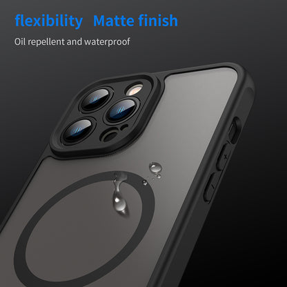 MagSafe-deksel for Apple iPhone 13 Pro Max, Techsuit, HaloFrost II, Svart