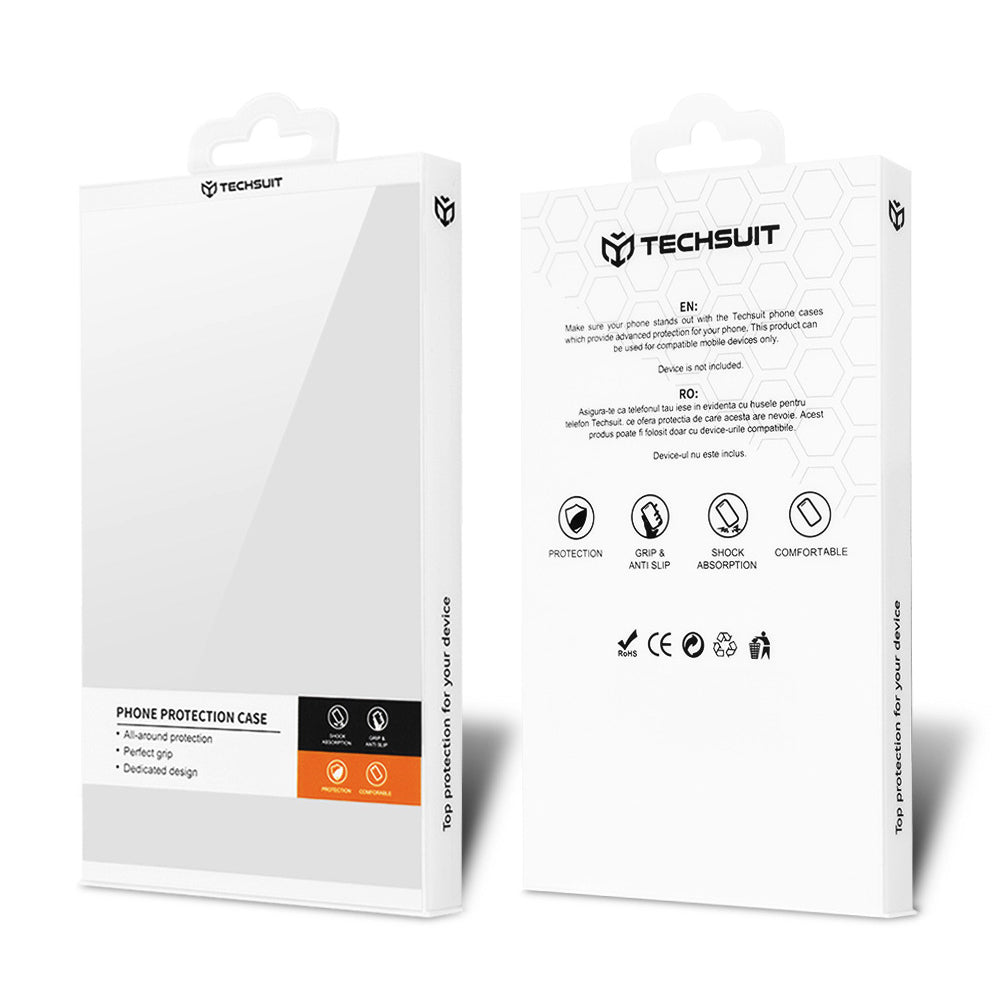 MagSafe-deksel for Apple iPhone 13 Pro Max, Techsuit, Luxury Crystal, Sølv