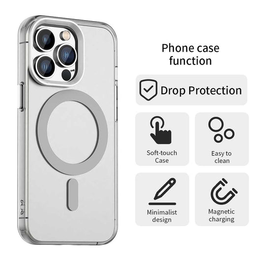MagSafe-deksel for Apple iPhone 13 Pro, Techsuit, CandyCase, hvit