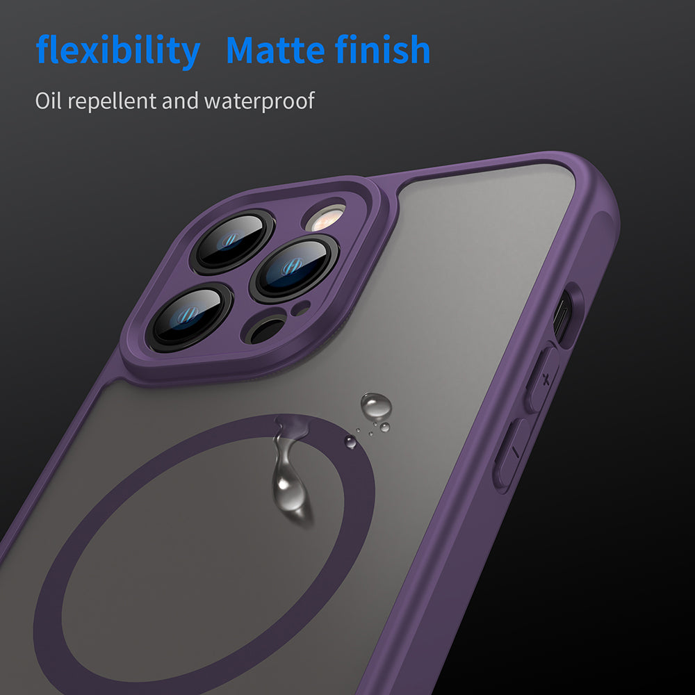 MagSafe-deksel for Apple iPhone 13 Pro, Techsuit, HaloFrost II, Lilla