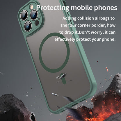 MagSafe-deksel for Apple iPhone 13 Pro, Techsuit, HaloFrost II, Grønn