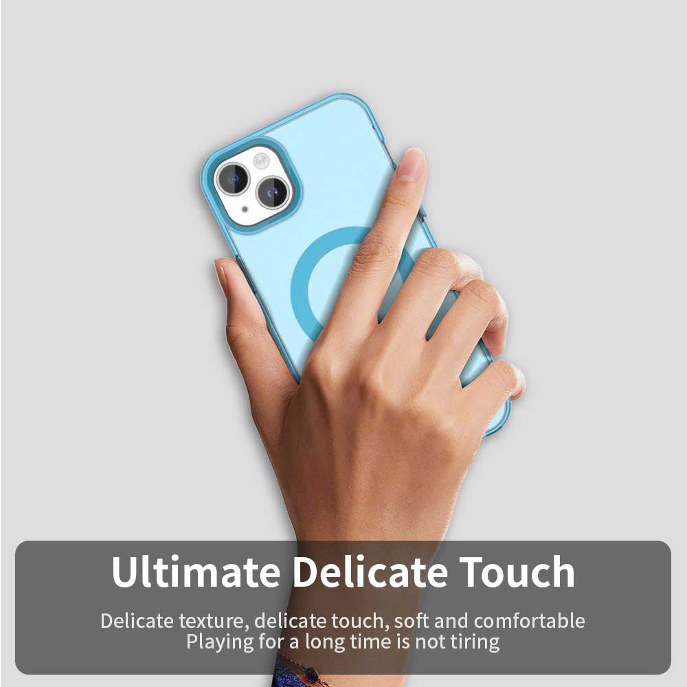 MagSafe-deksel for Apple iPhone 13, Techsuit, CandyCase, Blå