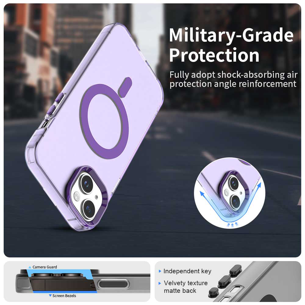 MagSafe-deksel for Apple iPhone 13, Techsuit, CandyCase, Lilla