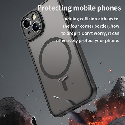 MagSafe-deksel for Apple iPhone 13, Techsuit, HaloFrost II, svart