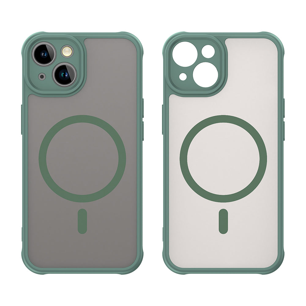 MagSafe-deksel for Apple iPhone 13, Techsuit, HaloFrost II, Grønn