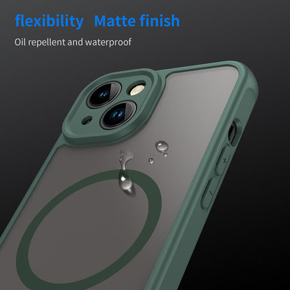 MagSafe-deksel for Apple iPhone 13, Techsuit, HaloFrost II, Grønn