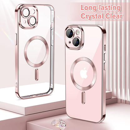 MagSafe-deksel for Apple iPhone 13, Techsuit, Luxury Crystal, Rosa