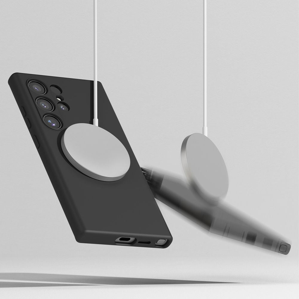 MagSafe-deksel for Apple iPhone 13, Techsuit, SoftFlex, Svart