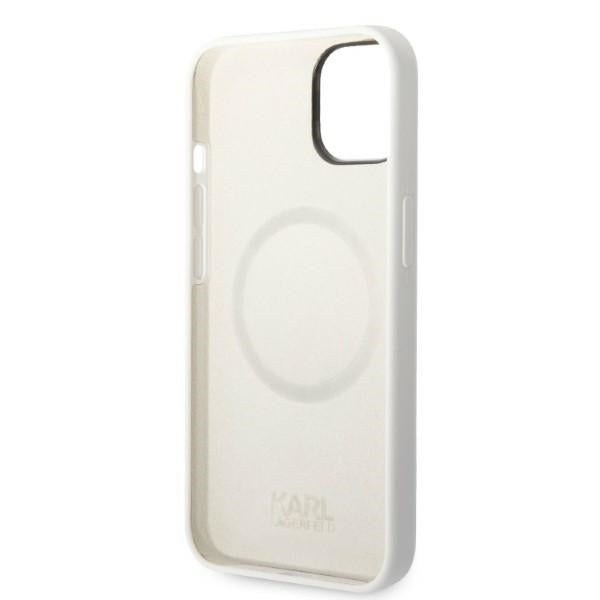 MagSafe-deksel for Apple iPhone 14 Plus, Karl Lagerfeld, Silicone Choupette, Hvit