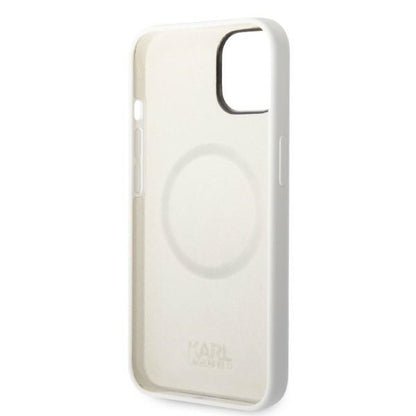 MagSafe-deksel for Apple iPhone 14 Plus, Karl Lagerfeld, Silicone Choupette, Hvit