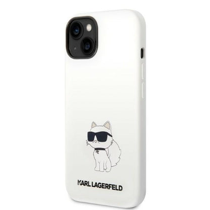 MagSafe-deksel for Apple iPhone 14 Plus, Karl Lagerfeld, Silicone Choupette, Hvit