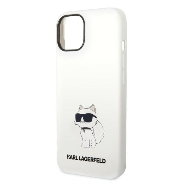 MagSafe-deksel for Apple iPhone 14 Plus, Karl Lagerfeld, Silicone Choupette, Hvit