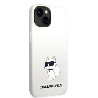 MagSafe-deksel for Apple iPhone 14 Plus, Karl Lagerfeld, Silicone Choupette, Hvit