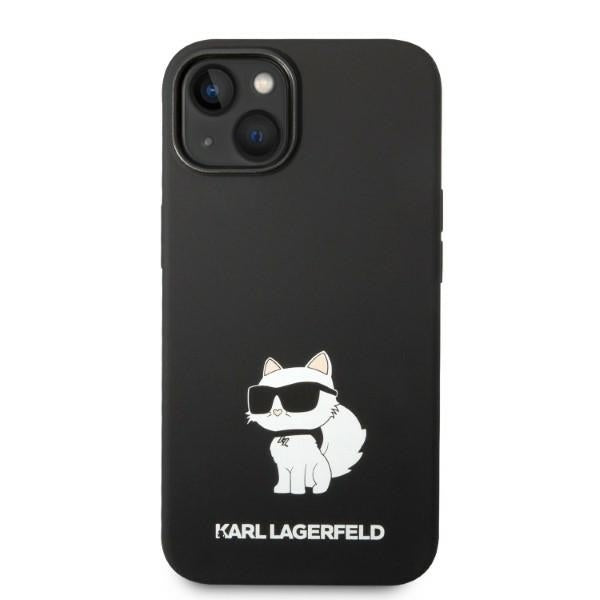 MagSafe-deksel for Apple iPhone 14 Plus, Karl Lagerfeld, Silicone Choupette, Svart