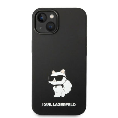 MagSafe-deksel for Apple iPhone 14 Plus, Karl Lagerfeld, Silicone Choupette, Svart