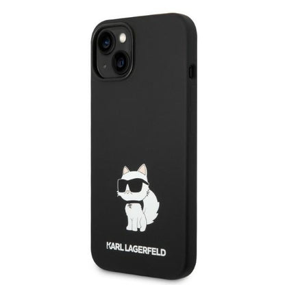 MagSafe-deksel for Apple iPhone 14 Plus, Karl Lagerfeld, Silicone Choupette, Svart