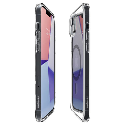MagSafe-deksel for Apple iPhone 14 Plus, Spigen, Ultra Hybrid Carbon, Gjennomsiktig