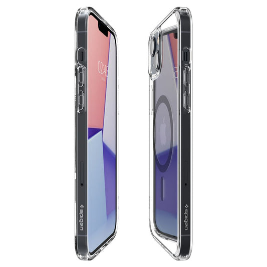 MagSafe-deksel for Apple iPhone 14 Plus, Spigen, Ultra Hybrid Carbon, Gjennomsiktig