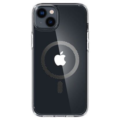 MagSafe-deksel for Apple iPhone 14 Plus, Spigen, Ultra Hybrid Carbon, Gjennomsiktig