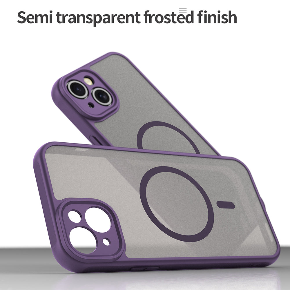 MagSafe-deksel for Apple iPhone 14 Plus, Techsuit, HaloFrost II, Lilla