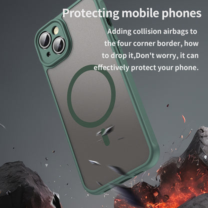 MagSafe-deksel for Apple iPhone 14 Plus, Techsuit, HaloFrost II, Grønn
